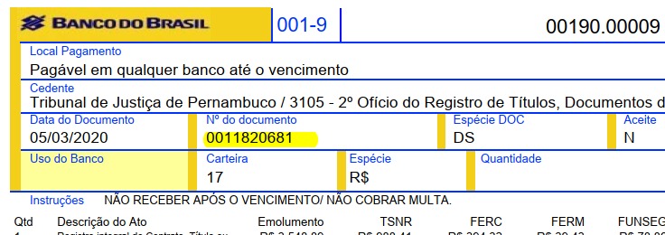 Exemplo Sicase